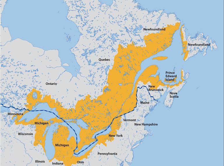 Canada's main trading river system